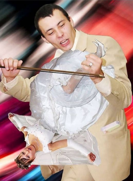 Свадьба по-русски: 15 свадебных фото от неугомонных фотошоперов Приколы,Фото,подборка фото,свадебные фото,свадьба,фото приколы,юмор