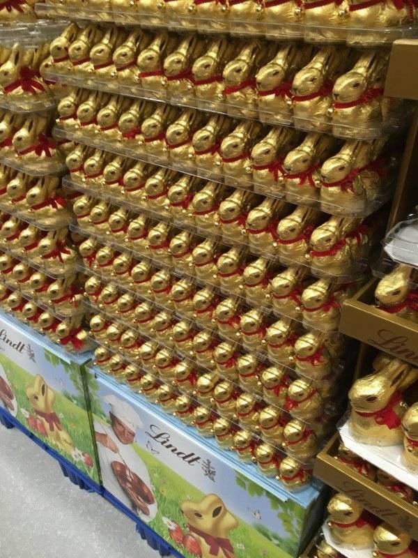 шоколадные зайцы